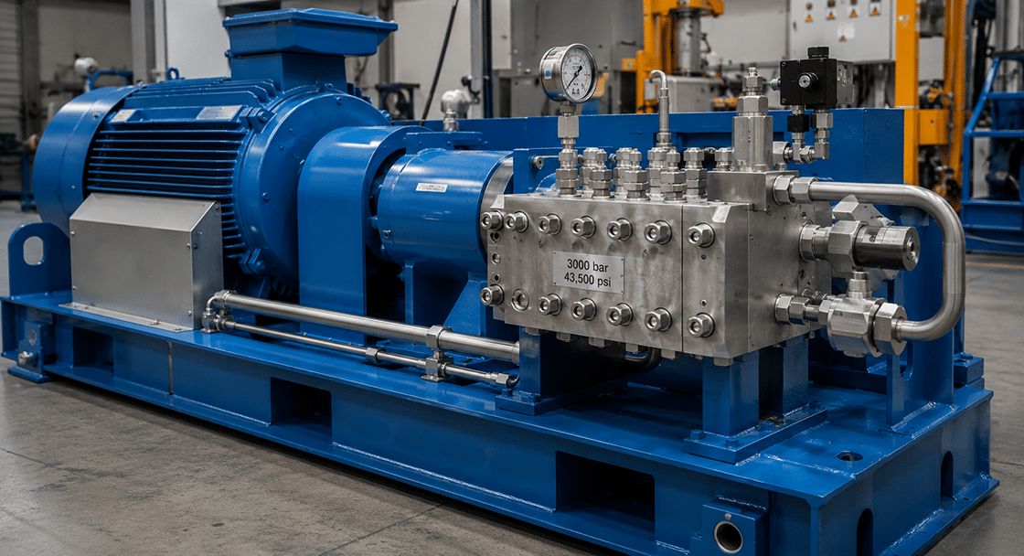 What are the hazards of high pressure pumps?